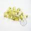 14x10mm oval faceted cut natural lemon quartz semi precious loose stone gemstone diy ring,earrings cabochon 4120099