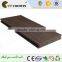 embossed wood grain resistant solid wpc composite decking