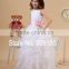 White Sleeveless Floor Length A-Line Custom Made Vestidos Girl Dress For Wedding Party FG017 Flower Girl Dresses For Weddings