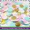 Colored tissue paper confetti as theme party paper confetti