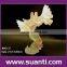 New product 2015 imitate glaze decorative resin birds, resin birds crafts