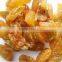 Golden yellow color raisin