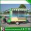 Electric mobile fast food cart with frozen yogurt machine with wheels