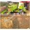 Square hay bale bundling machine tractor pull type square baler