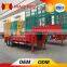 4 axle Heavy duty trailer, low bed semi trailer for machine transport