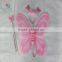 Hot sale Mixed Colors Artifical Silk butterfly for home decoration