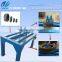 Compared to tyre cutting machine, tyre doubling / unpacking machine is easier to operate and has no power comsumption