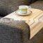 Sofa Tray Table brown & white, Wooden TV tray