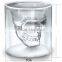 New Product Personalized 75ml High Borosilicate Glass Skull Shot Glass Double Wall Skull Wine Glass Cup