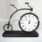 RH-4715 Antique Metal Bicycle Mantel Interior digital time clock Table Clock