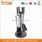 5pcs Traditional Free Standing Stainless Steel Fireplace tool