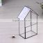 Geometric Flower Pot House Shape Succulent Plants Glass Greenhouse Tabletop Planter Vase Clear Glass Plant Terrarium