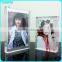 KM-CP42 wholesale nice crystal photo block lucite in frame acrylic photo frame with magnet,plexiglass photo frames 4x6