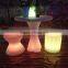 popular led luminous tree shape bar stool, fashionable led bar chair