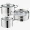Casserole stainless steel electric cooking stock pots