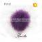 Hot sale wholesale small fur feather pom poms for dresses