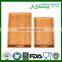 Eco-friendly Top Quality bamboo food serving tray with handles