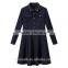New Winter Embroidery Office Dress for Women Work Wear Lady Formal