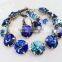 k9 Sapphire Crystal Beaded Accessories for Necklace Jewelry Beads,crystal Art Creation