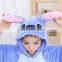 flannel cartoon adult animal jumpsuit animal pajamas jumpsuit blue stitch design