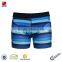 High Quality Cotton Elastic Waist Men Boxer Short/Stripe Printed Man Boxer Underwear