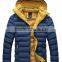 wholesale customize designer mens winter warm cotton padded coat