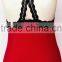 seamless women lace racer back tank top