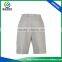 Basic design 95%polyester 5%spandex woven light grey mens golf shorts with pockets