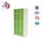 colorful office school hospital 9 doors stainless steel storage locker cabinet
