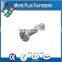 Made in Taiwan Machine Screw Slotted Cheese Head Material and Finishing Zinc Plating Plain Stainless Steel