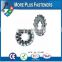 Made in Taiwan Bright Zinc Stainless Steel Zinc Finished Internal External Tooth lock Washer
