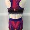 2017 Hot sale girls dance crop top clothes