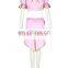 Rose-team Fantasia Anime Cosplay Lolita Made Street Fighter Chun-Li Pink