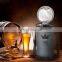 Grey Color Round Custom Polyester Whisky Cooler Bag