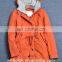 OEM Navy Parka women winter green coat high quality custom-made fleece lined with hooy