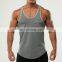 Custom vest logo fitness tank top men gym