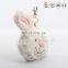 Animal shape plush small money bag, plush bunny change pocket, plush rabbits coin pocket