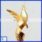 customized resin gold eagle trophy