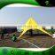 Diameter Outdoor Promotion Yellow Star Shaped Wedding Tent