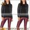 Ladies Winter Coats Women Coat Windbreaker Ribbon Collar And Cuff Woman Clothing