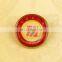 Custom metal pin label with clothing