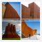 weathering steel plate garden screen