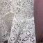 quality  pure 100% cotton fabric white lace embroidery