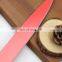 Plastic handle non stick kitchen knife set