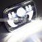 7x6 5X7 120W LED Headlight Halo DRL For 86-95 Jeep Wrangler YJ 84-01 Cherokee XJ