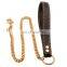 10mm stainless steel Cuban chain dog leash for outdoor training
