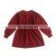 2020 autumn new girls sweater skirt mid-length  collar sweet Korean waist dress