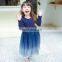 girls dresses 2020 new kids print starry sky princess dress Children's clothes wholesale