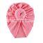 Original Donut baby turban headwrap 0-3Years 20 colours newborns cotton turban hats 100% Cotton Stretchy Beanie Hat Headwear
