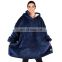 Reversible Sherpa Oversized Giant Hoodie Cozy Warm Comfortable hoodie fleece blanket